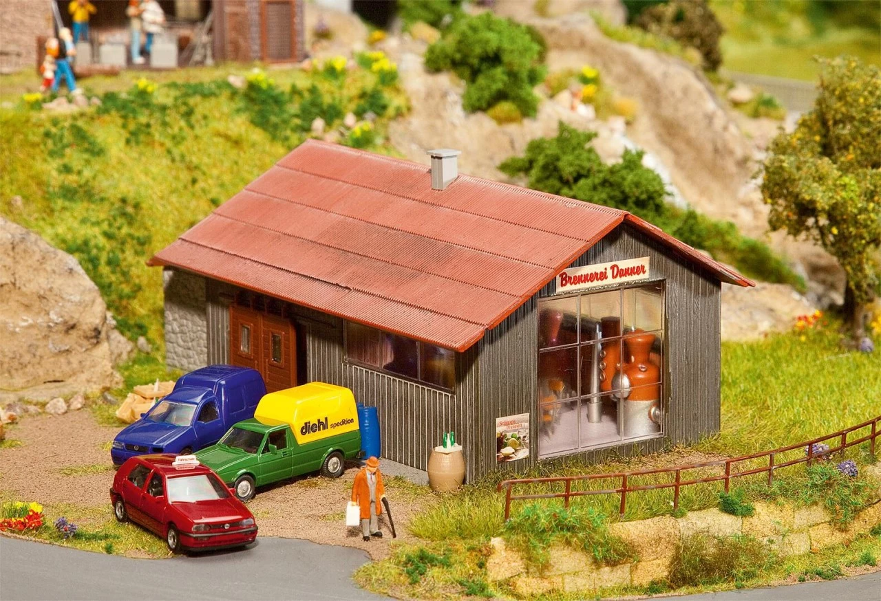 Faller Brennerei Mit Zubehör
