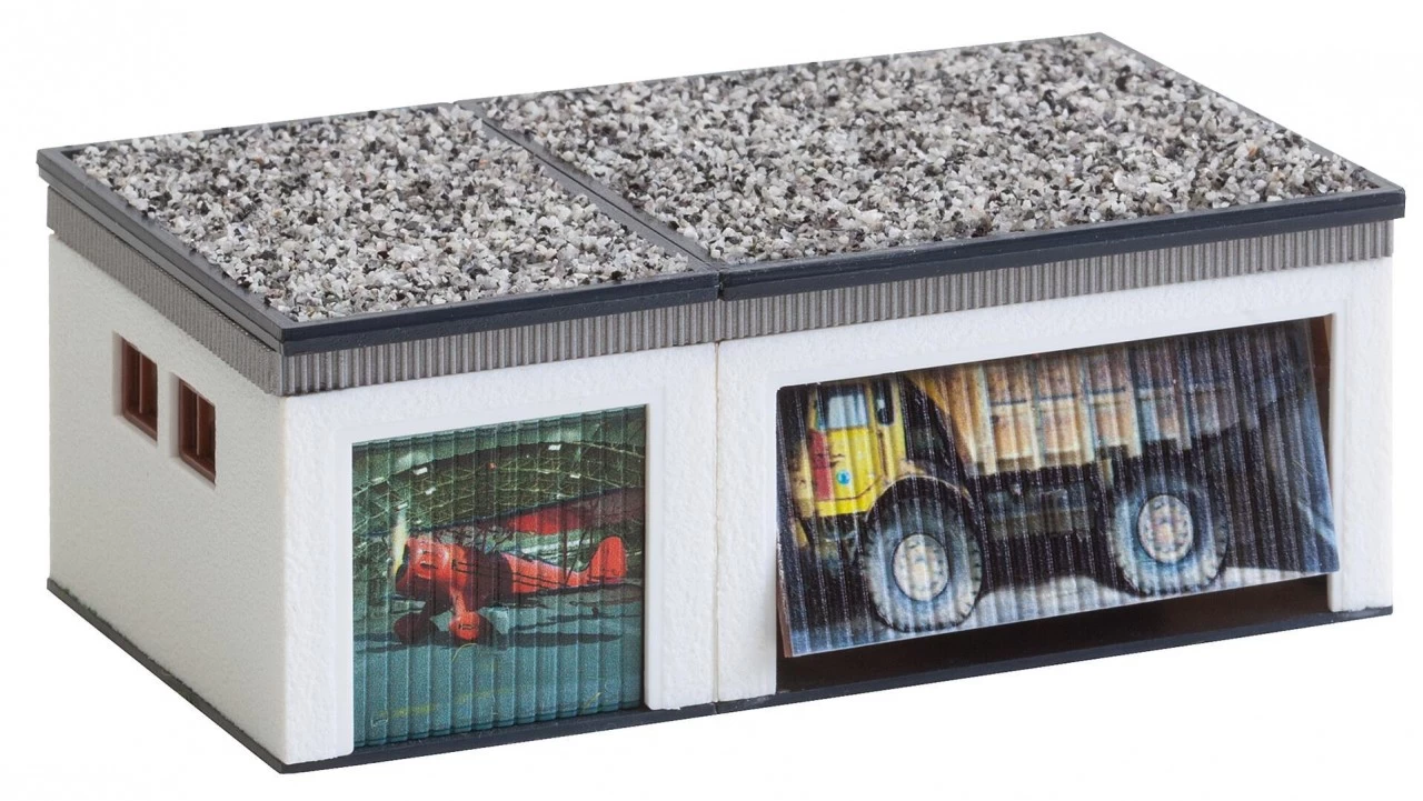 Faller Doppelgarage Mit Antriebsteilen – Bild 3