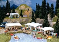 Faller Camping-Wohnwagen-Set