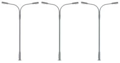 Faller LED-Kofferleuchte, Zweiarmig, Kaltweiß, 3 Stück