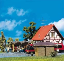 Faller 180587 H0 2 Bus Wartehäuschen