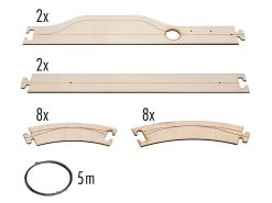 Faller 161900 H0 Car System Laser Street Basis Set Straßenelemente