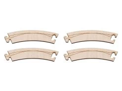 Faller 161921 H0 Car System Laser Street Fahrbahnbogen 45 Grad 4x