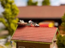 Faller 180239 H0 Figuren Störche Mit Mini-Sound-Effekt