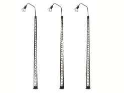 Faller 180117 H0 LED Gittermast-Bogenleuchte Warmweiß 3x