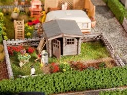 Faller 180492 H0 Schrebergarten Mit Kleinem Gartenhäuschen